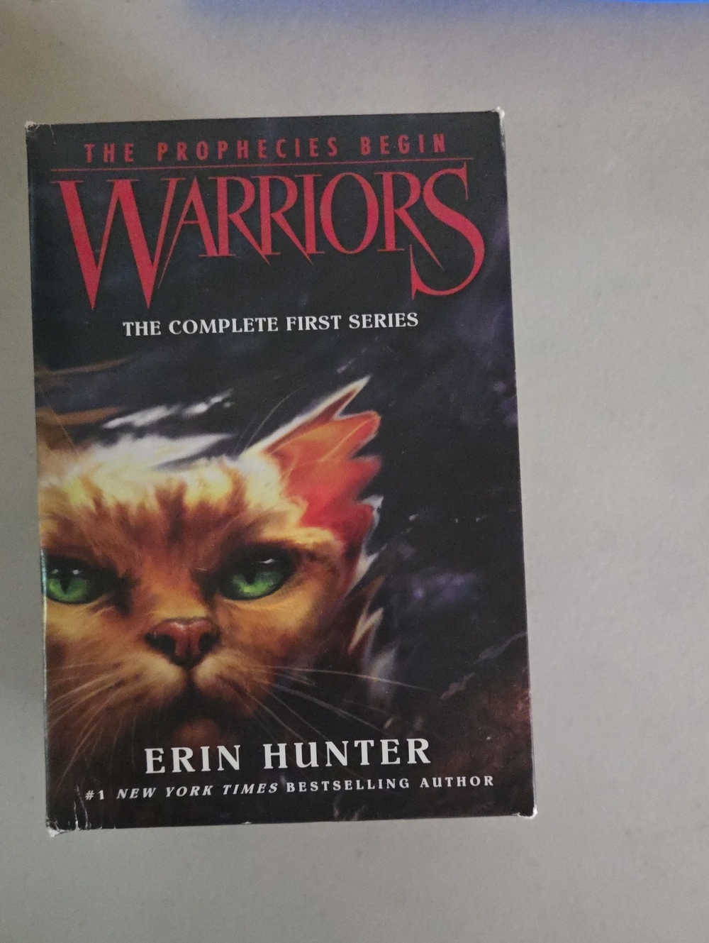 Warriors: The Complete First Series by Erin Hunter - Black & Orange Cover